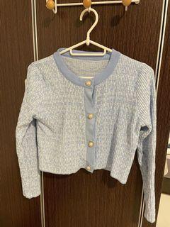Knitted long sleeves top