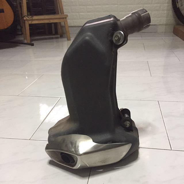 Ktm duke 200 stock exhaust hot sale price