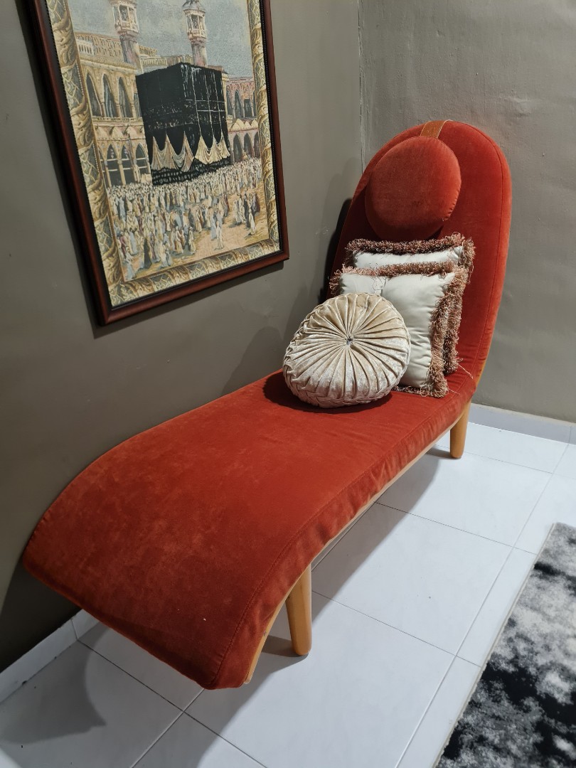 L shaped lounge chair for sale!!, Furniture & Home Living, Furniture