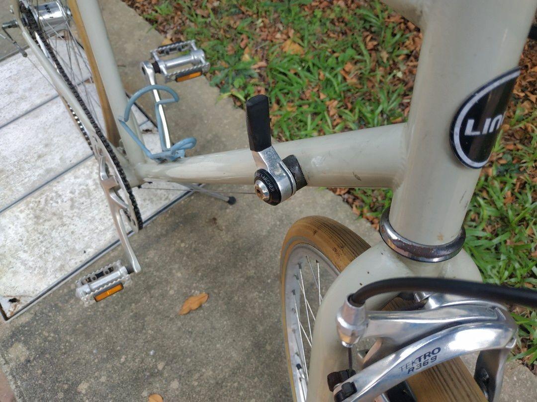 Linus Gaston 3 speed Sturmey archer bike creme colour classic retro