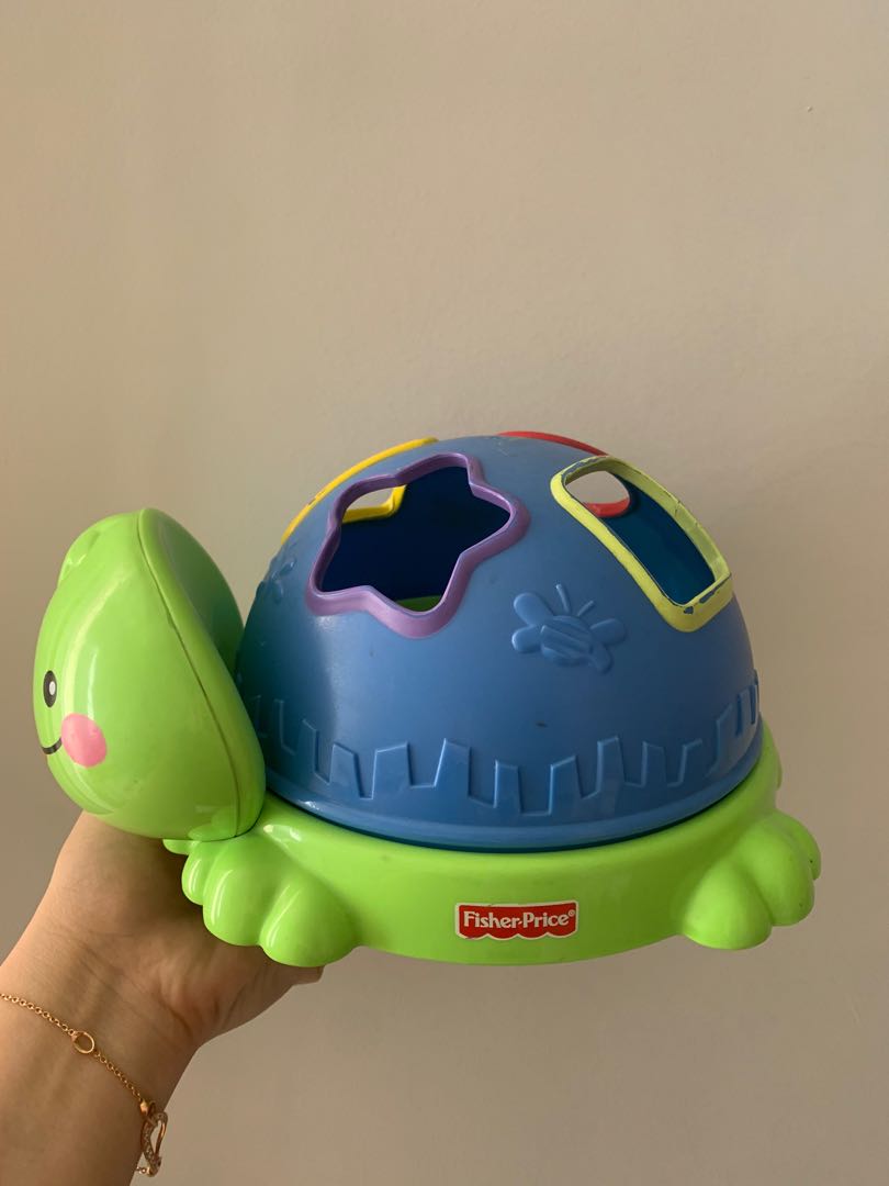 Fisher price Turtle Toy Shapes sorter, Hobbies & Toys, Toys & Games on Carousell