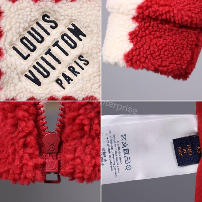 Louis Vuitton Jacquard Damier Fleece Blouson Jacket
