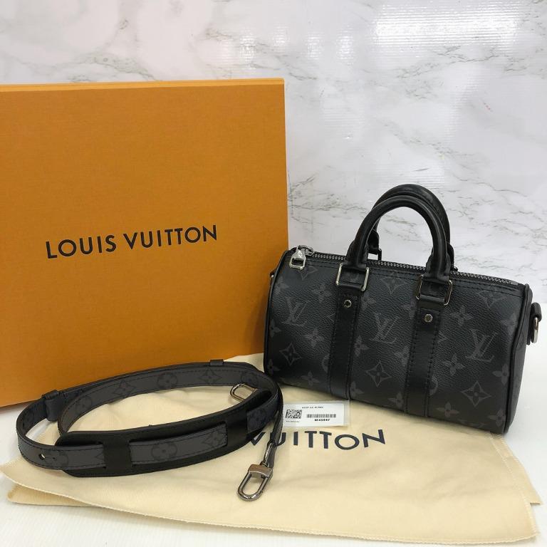 Louis Vuitton Keepall XS Bag Crossbody M45947 Monogram Eclipse Purse Auth LV  New