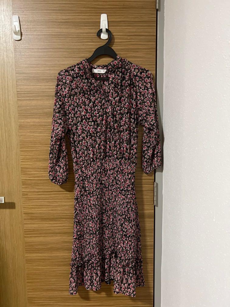 Mango outlet smock dress