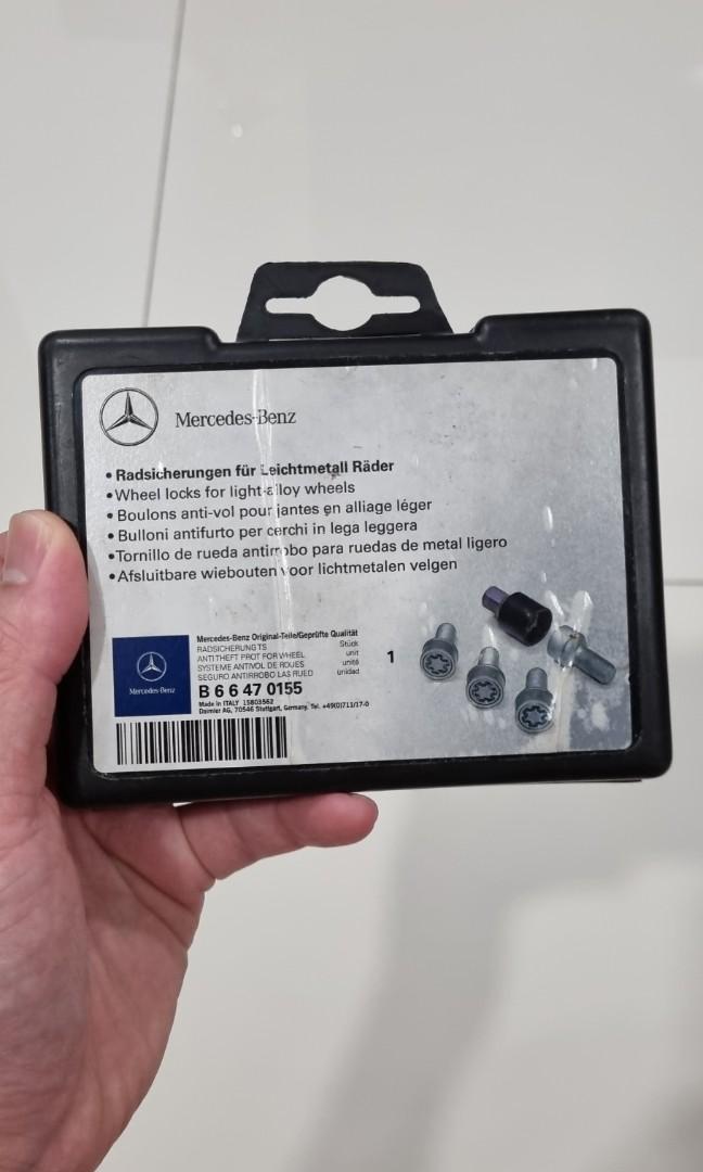 Mercedes Benz Wheel Lock Bolt, Car Accessories, Accessories on Carousell