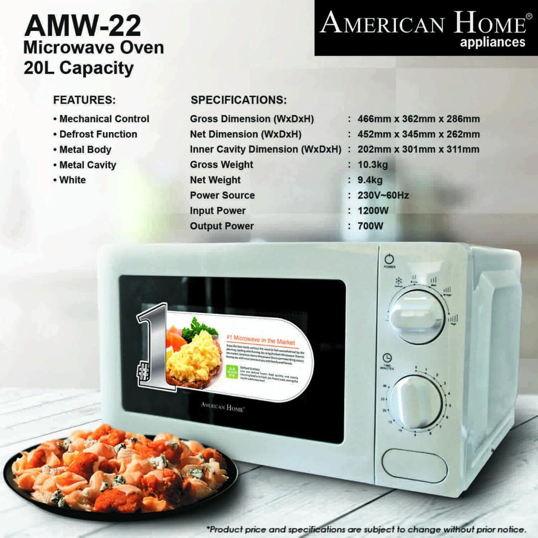 American home microwave watts cheap