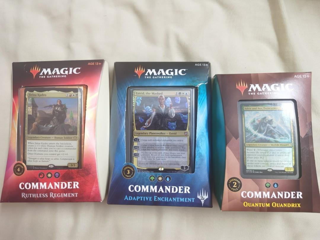 Mtg Quantum Quandrix magic the gathering Commander precon deck card, Hobbies & Toys, Toys