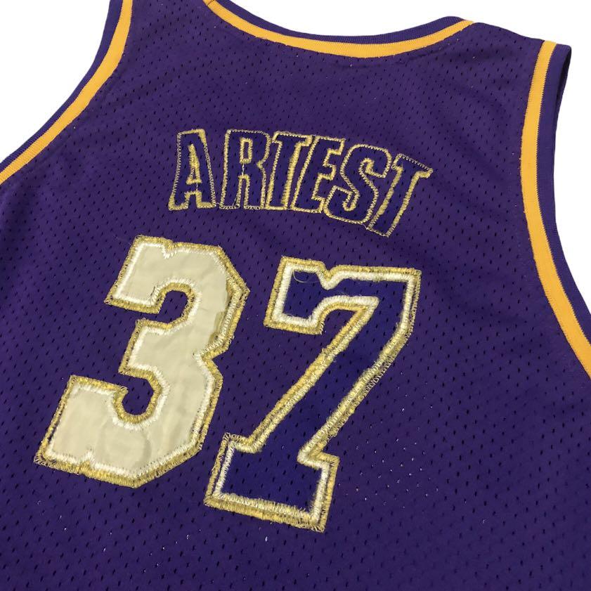 Los Angeles Lakers Ron Artest #37 Jersey Adidas NBA 4her Womens SM Purple