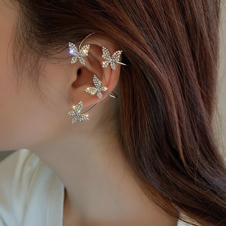 Real diamond cheap clip on earrings
