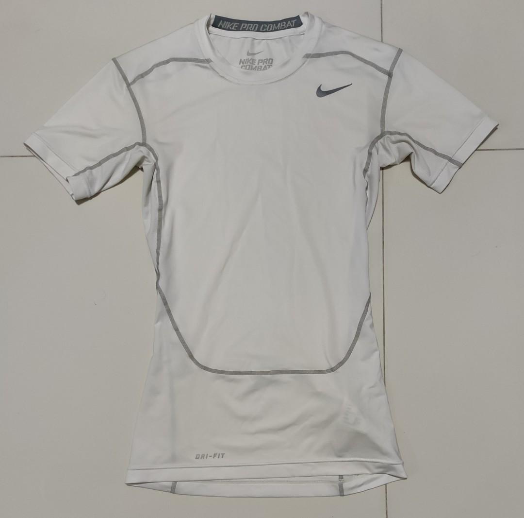 Nike Pro Combat Dri-fit Compression top size M, Men's Fashion, Activewear  on Carousell