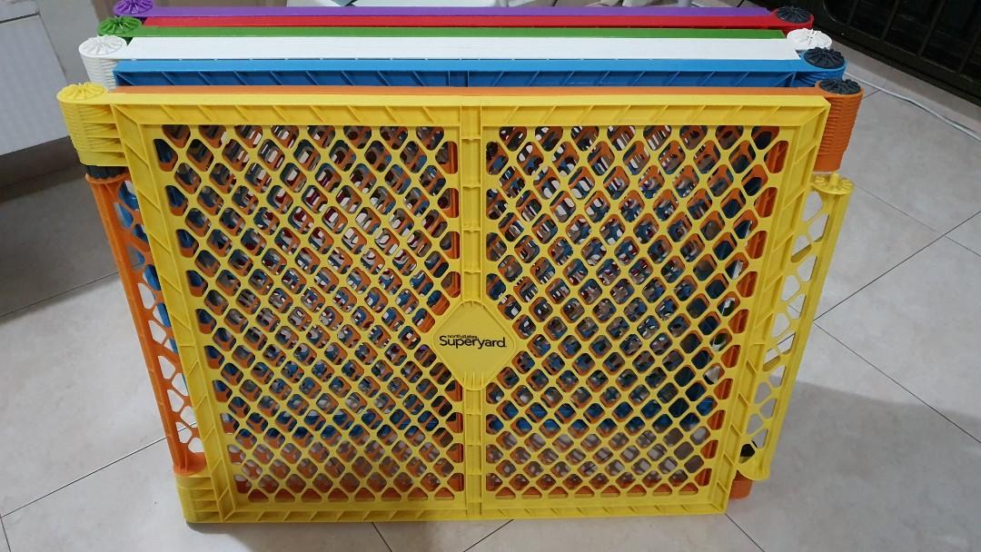 North States Superyard Colorplay 8 Panel Playard Babies Kids