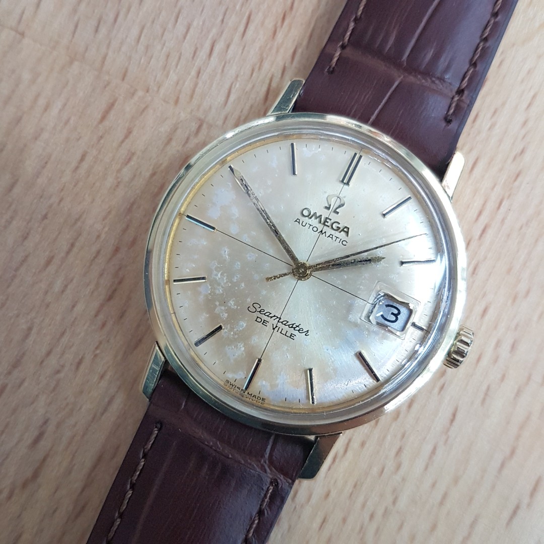 Omega Crosshair Seamaster De Ville Automatic Vintage Watch Luxury
