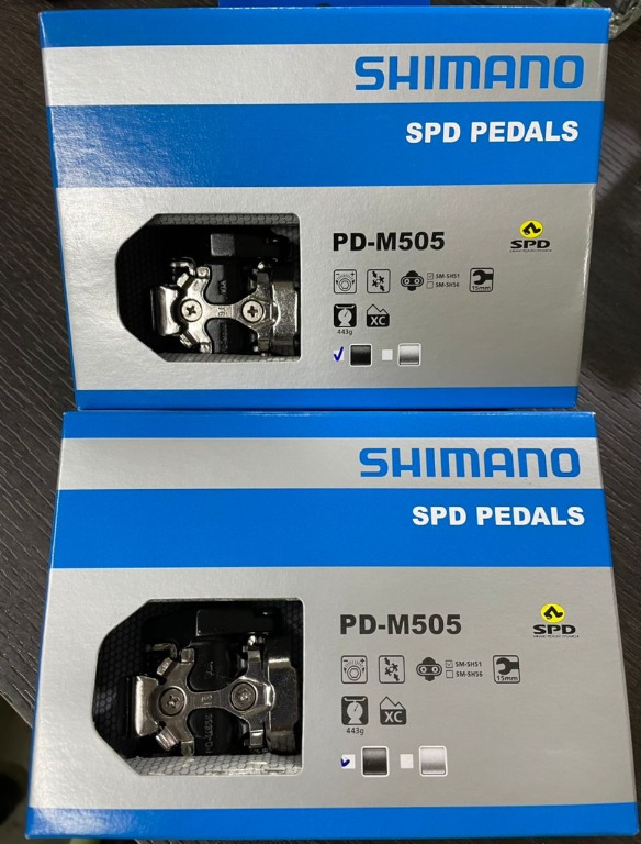 Original SHIMANO SPD Pedal PD M505 EPDM505L Off Road Pedal with