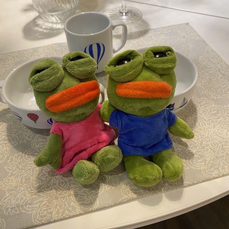 Pepe frog X Pokémon Plushie keychain preorder, Hobbies & Toys, Toys & Games on Carousell