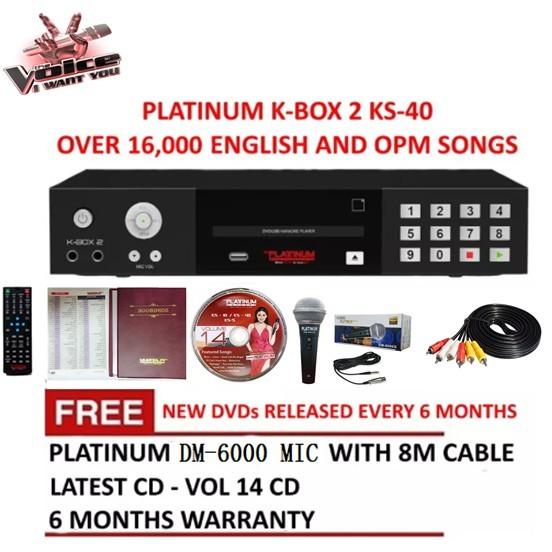 Platinum K Box 2 Karaoke Videoke Player W Free Mic Audio Other Audio Equipment On Carousell