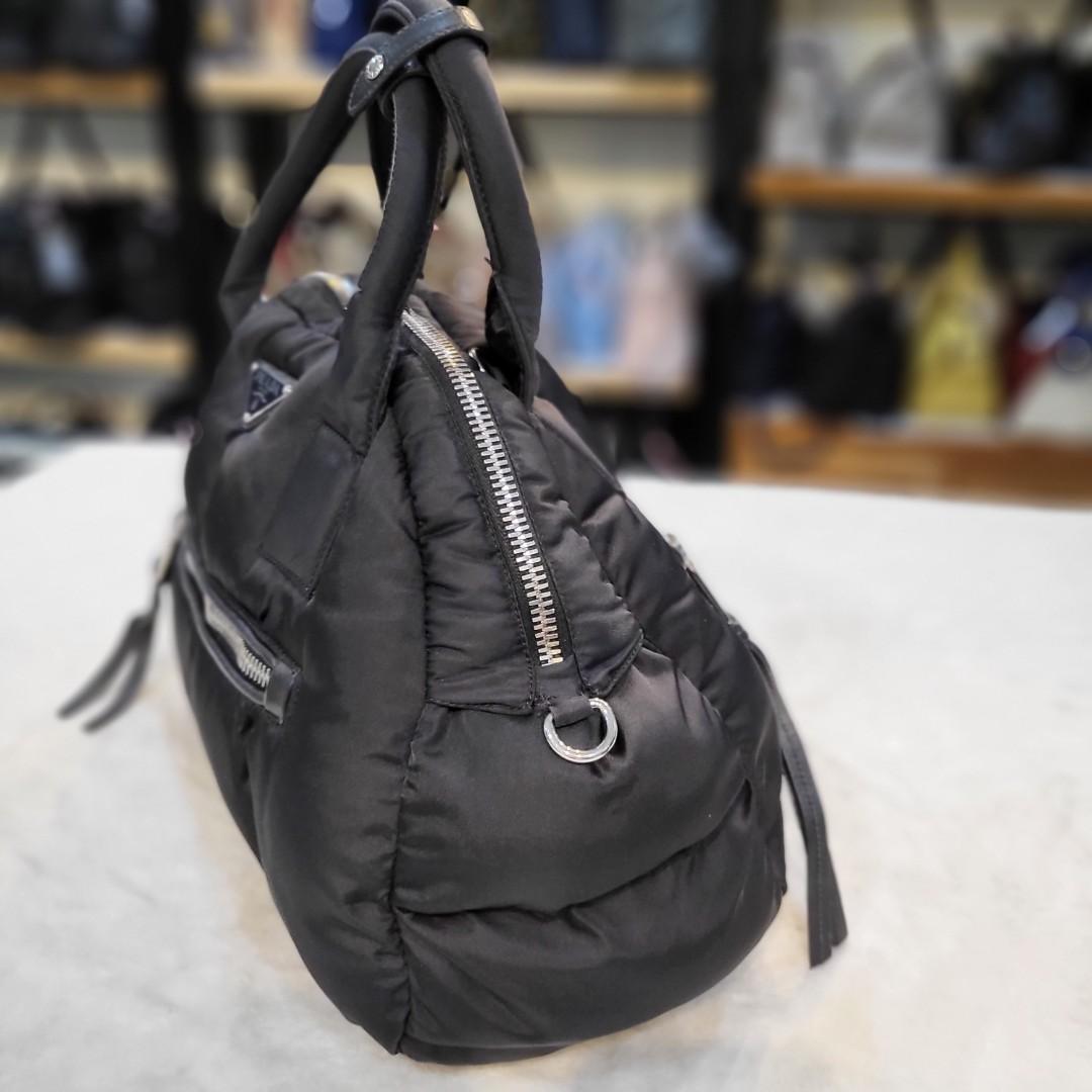 Prada tessuto bomber bag hotsell