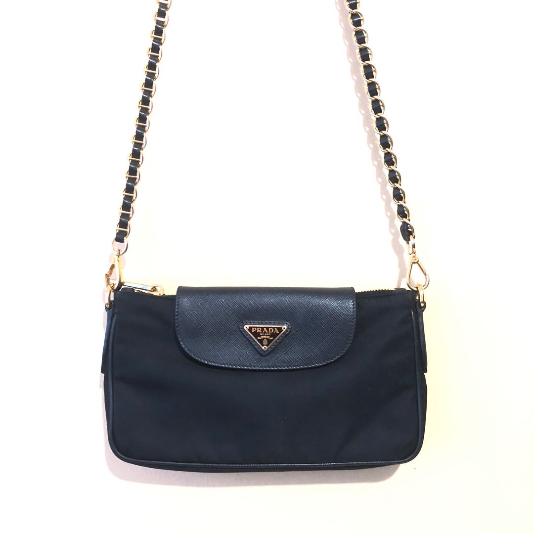 Prada tessuto nylon sling bag store