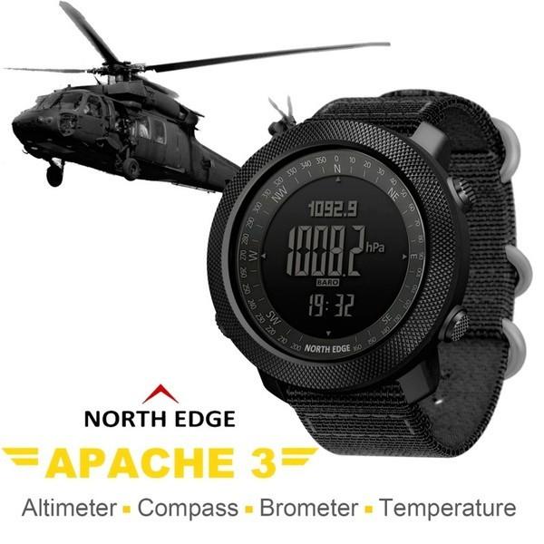 North Edge Apache - Altimeter Barometer Compass Thermometer Watch- Video  unboxing, tutorial & review - YouTube