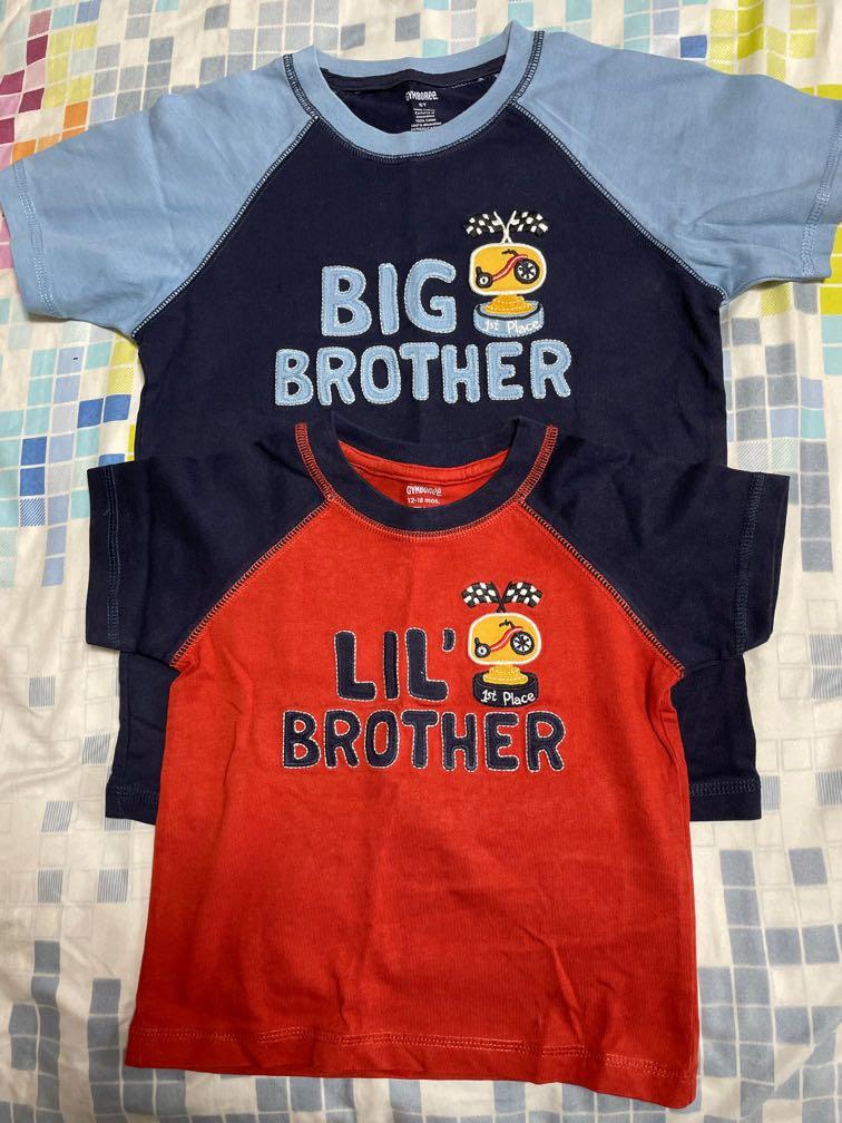 Set of brothers tees, Babies & Kids, Babies & Kids Fashion on Carousell