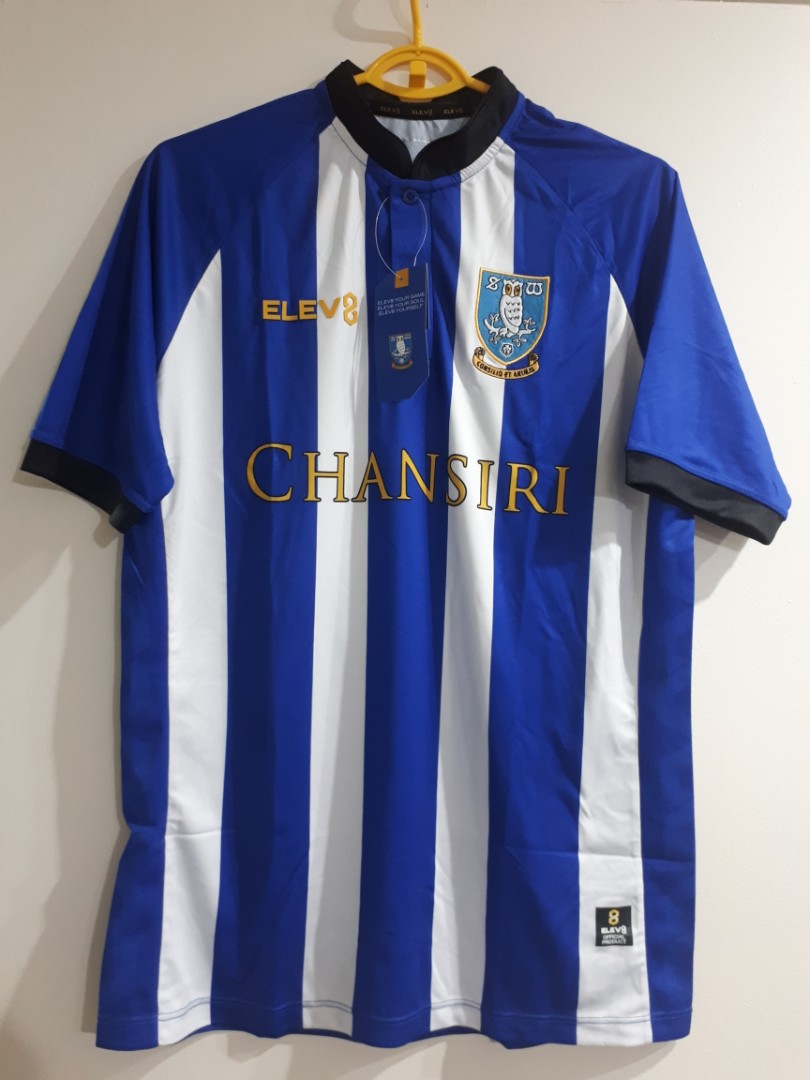 Sheffield Wednesday Fc Home Jersey 18 19 Bnwt Size M Men S Fashion Tops Sets Tshirts Polo Shirts On Carousell