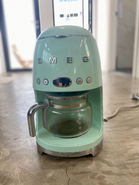 Smeg Drip Coffee Machine Pastel Green, TV & Home Appliances, Kitchen