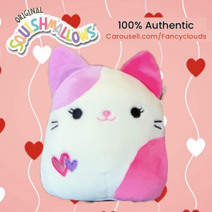 Squishmallow Karina the Pink & Gray Cat 20" 20 Inch New With Tags Kellytoy 