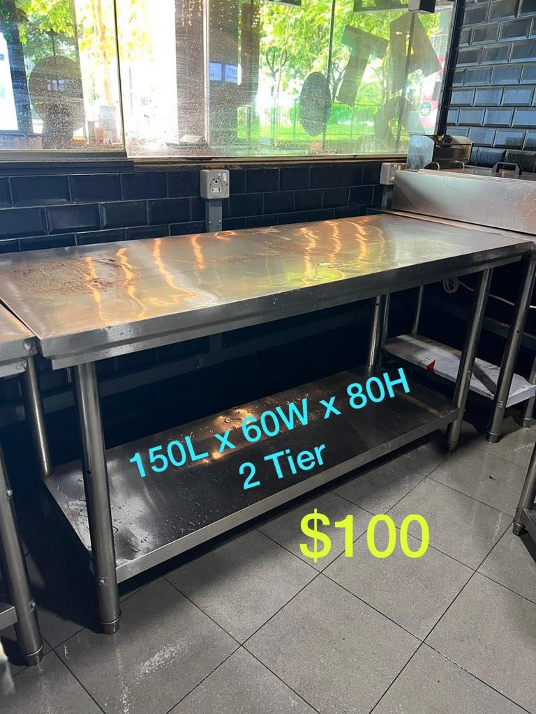 Stainless Steel Tables and racks, Furniture & Home Living, Furniture ...