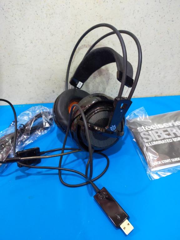 SteelSeries SIBERIA V2 FULL SIZE HEADSET Black (Category: Headphones & Headsets) located in Valenzuela. Submitted by cletini (Listing ID 1135110793, Image 3). Description: Original. Well used because the box is damaged already After posting left and right were working but after checking after this Jan 2026 only right Is working and Mic Is also working. Carton was water damage but Unit did not get wet. Used Once or twice only. Ear pads need replac