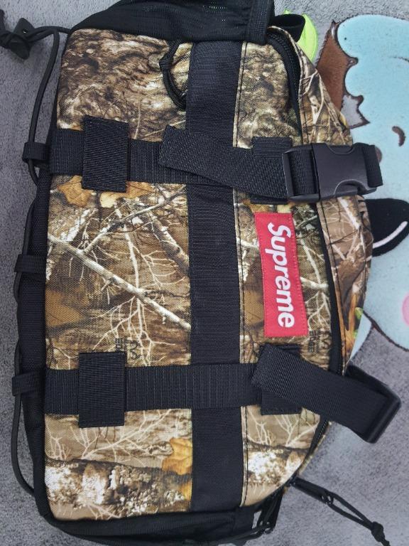 Supreme Waist Bag (FW19) Real Tree Camo, Men's Fashion, Bags