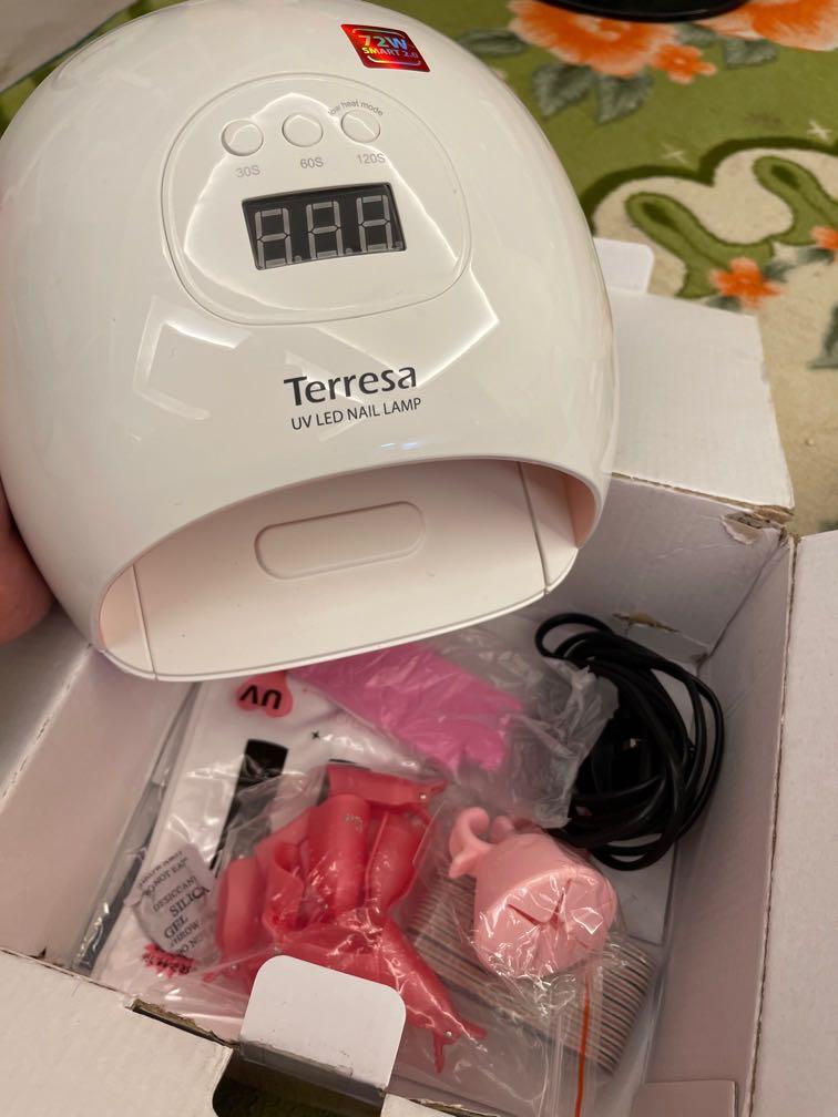 Terresa UV LED Nail lamp, Beauty & Personal Care, Hands & Nails on Carousell