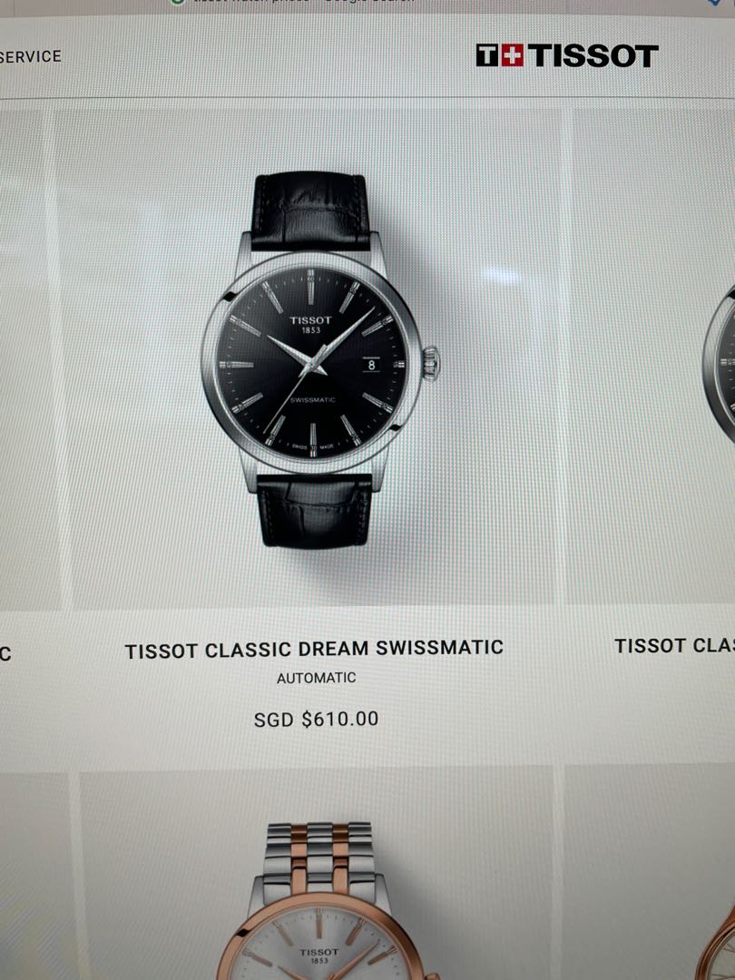 Tissot clearance swissmatic 1853