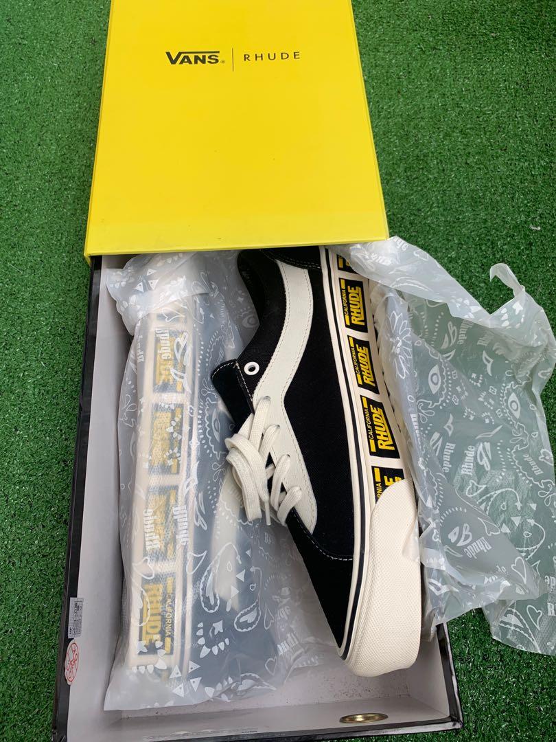 Vans x Rhude Plate Black Men s Fashion Footwear Sneakers on