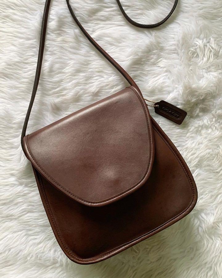 Vintage Coach Lindsay in Mahogany, Luxury, Bags & Wallets on Carousell