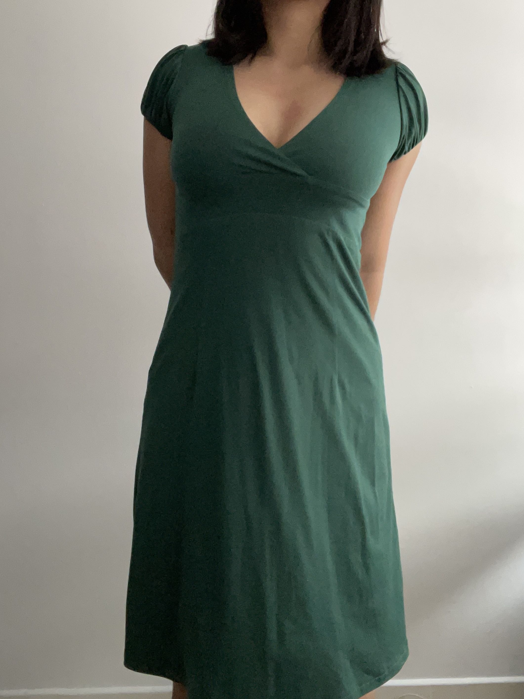 vintage emerald dress