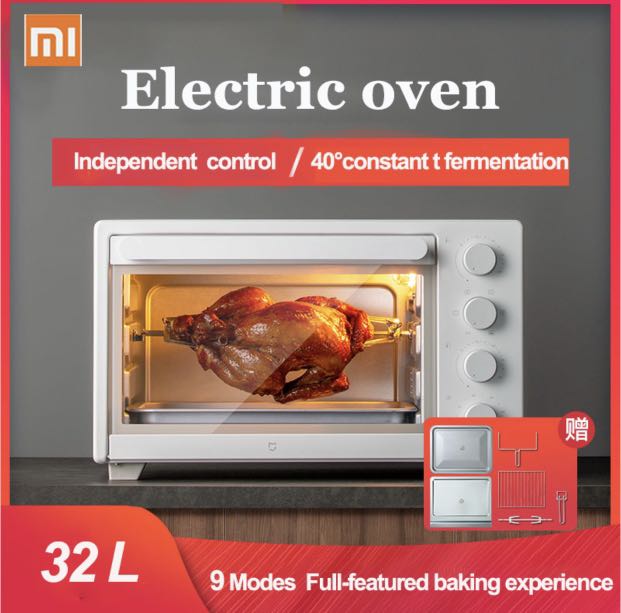 Xiaomi Electric Oven 32L, TV & Home Appliances, Kitchen Appliances