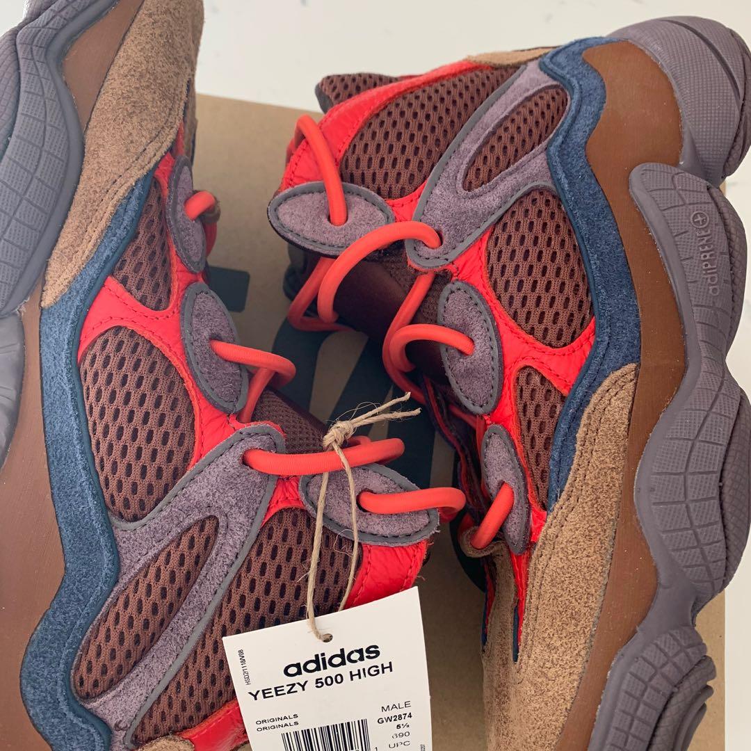 Adidas yeezy 500 womens red on sale