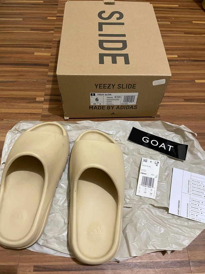 Yeezy slide US 6 /UK 6/F39 Goat verified for authenticity, Women's Fashion,  Footwear, Slippers and slides on Carousell