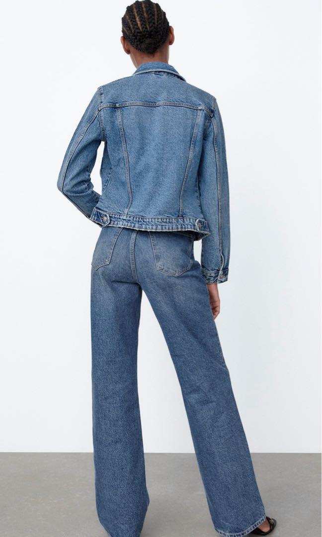 ZARA DENIM JACKET, Fesyen Wanita 