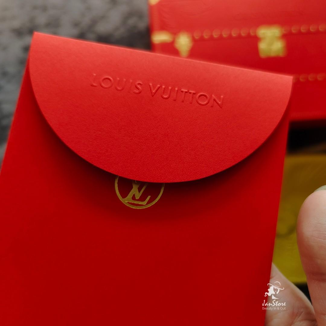 ORIGINAL LV 2023 RED ANGPOW PACKET WITH BOX, LV SLIDING BOX, RIBBON AND  CARD, AND PAPERBAG, Luxury, Accessories on Carousell