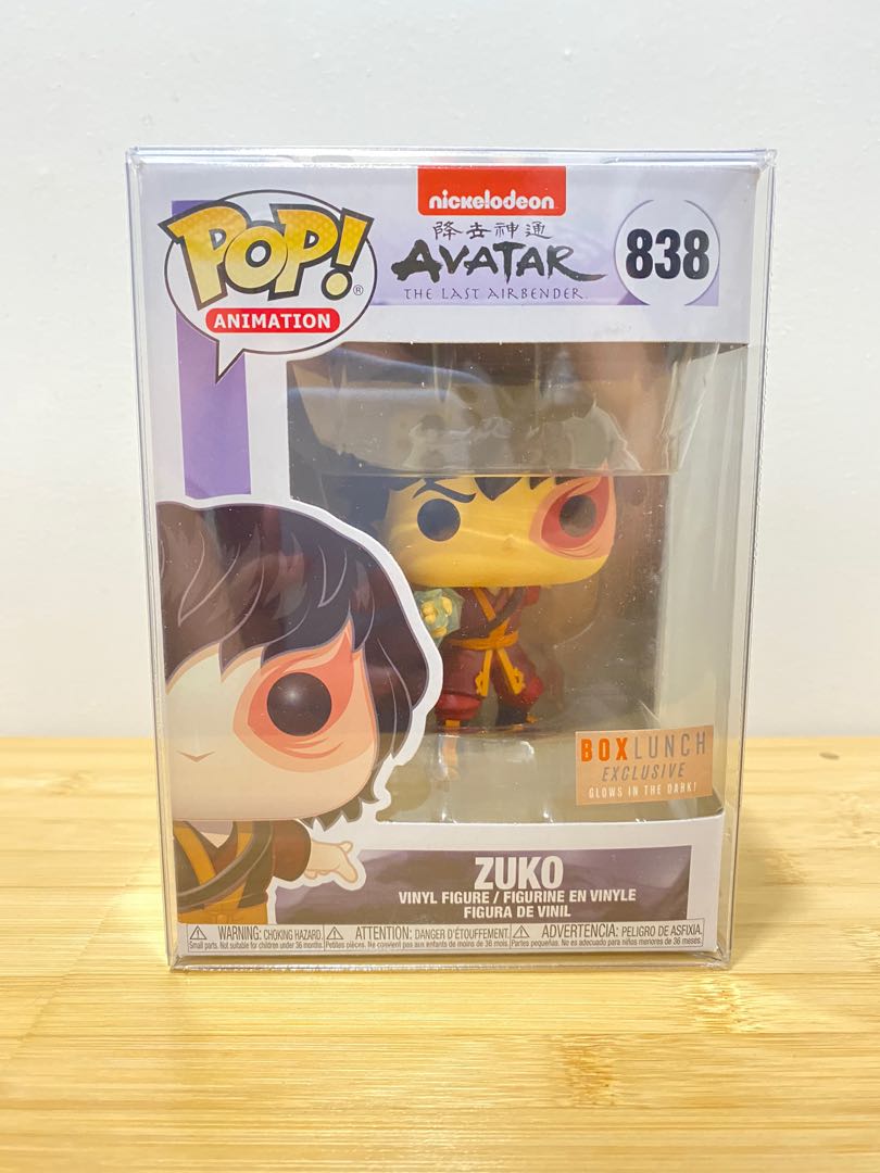 838 Zuko Funko Pop (Box Lunch Exclusive 