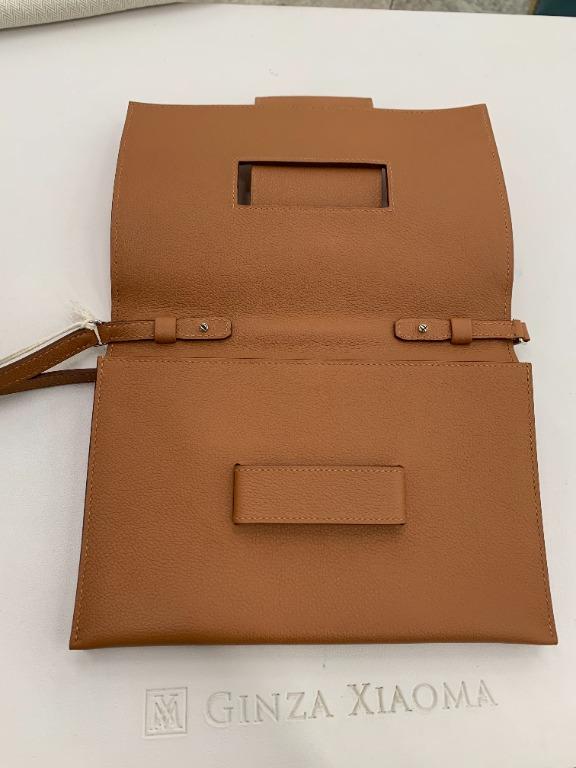 99 Hermes H Passant Clutch Bag 37 Gold 8W Rose Azalee Evercolor