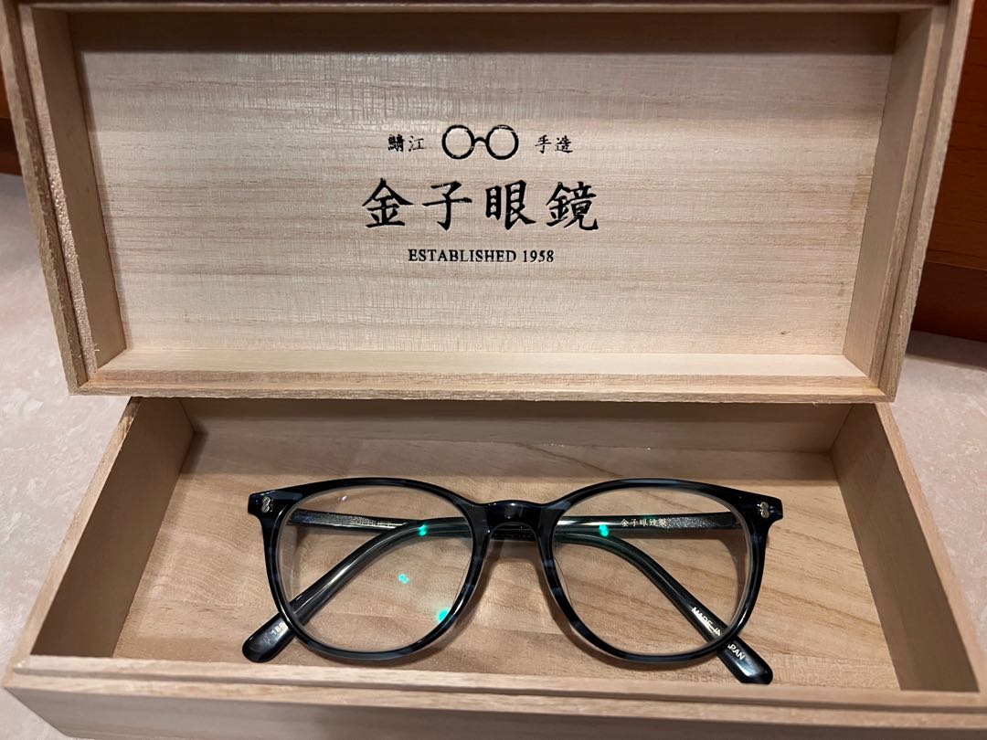 金子眼鏡 kc-38 セルロイド ブラック - サングラス/メガネ