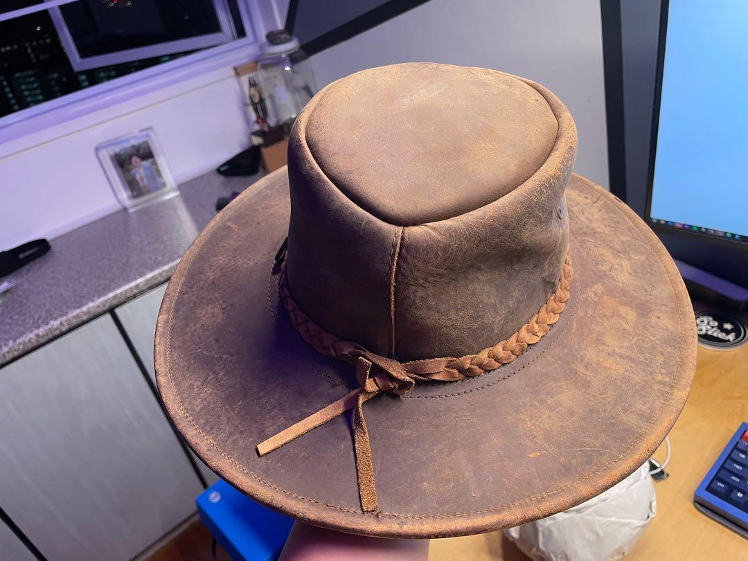 A genuine Jackaroo leather hat, Men's 