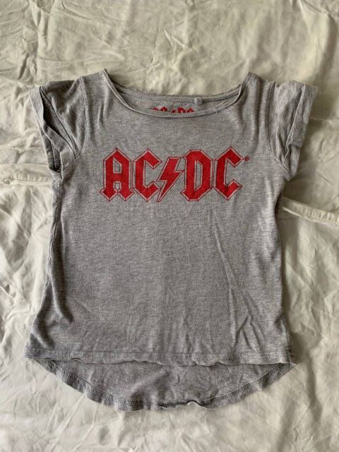 AC/DC baby tee, Women's Fashion, Tops, Shirts on Carousell