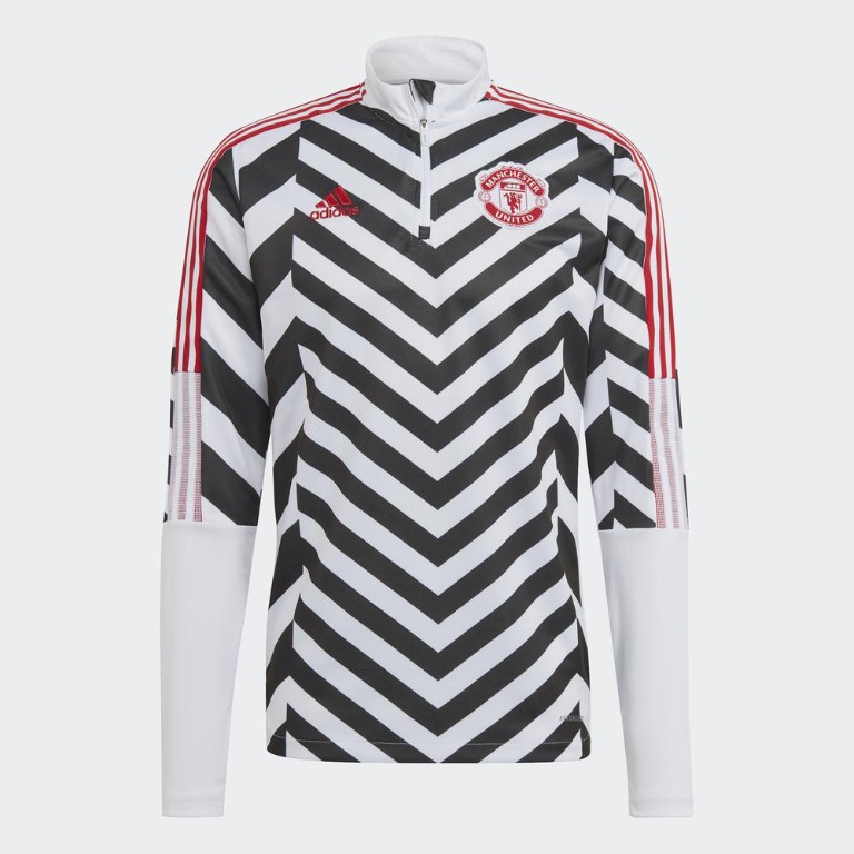 adidas FOOTBALL/SOCCER Manchester United Graphic Track Top Men White