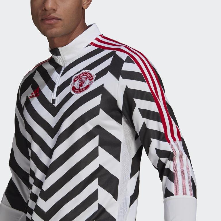 adidas FOOTBALL/SOCCER Manchester United Graphic Track Top Men White