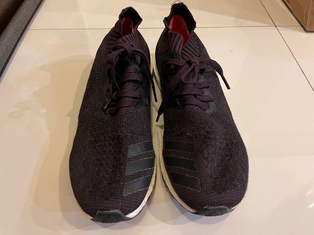 Adidas Ultraboost uncaged burgundy UK12 Men s Fashion Footwear