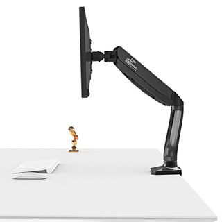 實體店鋪 Aluminium Alloy Egonomic Adjustable Laptop & LCD Monitor17-32 inch Stand 氣壓顯示器(360°橫豎旋轉)夾枱支架64175350114305110