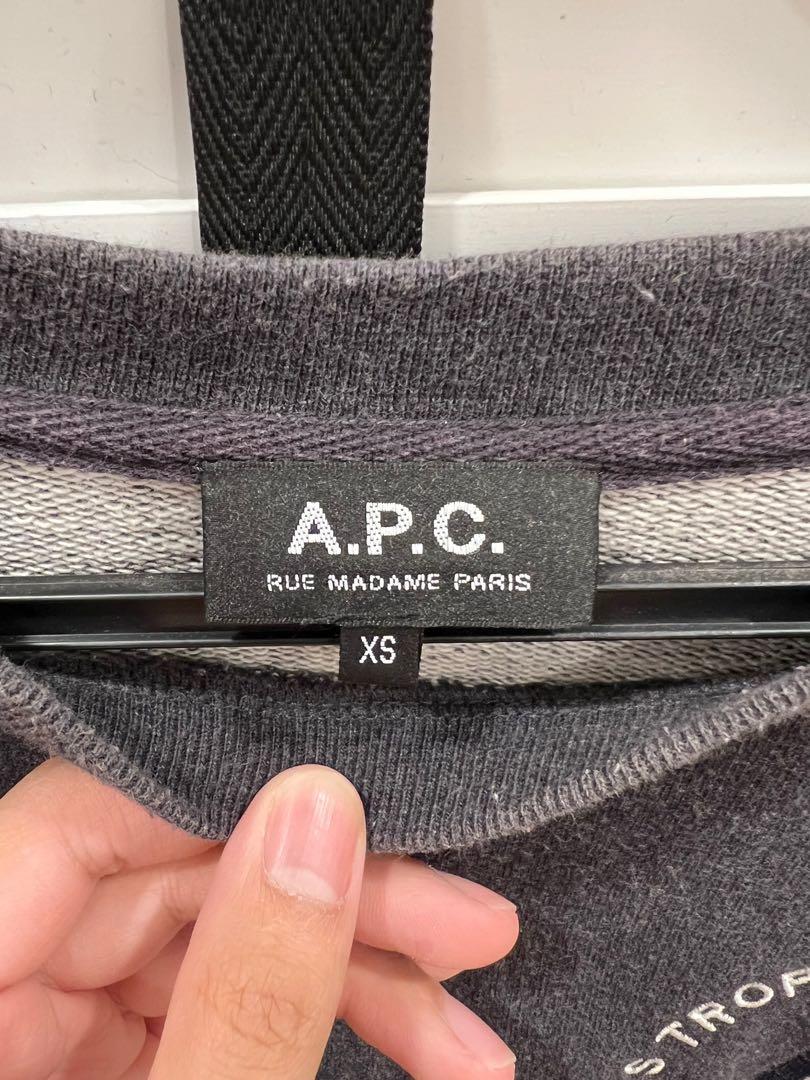 APC Pullover (Category: Tshirts & Polo Shirts) located in Singapore. Submitted by marcharonitcg (Listing ID 1140767294, Image 2). Description: APC Pullover size XS.