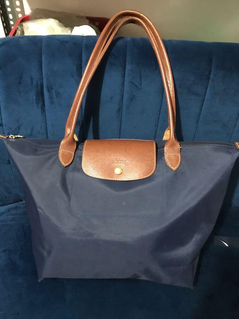 100% original Authentic LONGCHAMP official store new Le Pliage laptop bag  briefcase champ long bag size: 37*28*8cm | Lazada